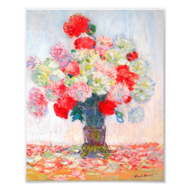 Impression Photo Monet Peonies (Devant)