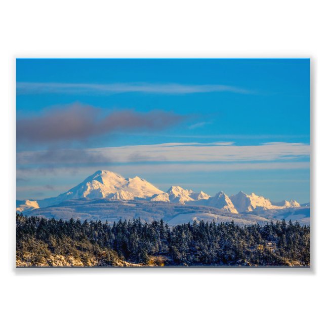 Impression Photo Mont Baker Winter (Devant)