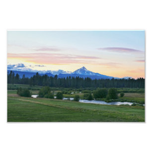 Impression Photo Mont Jefferson, Volcan de l'Oregon