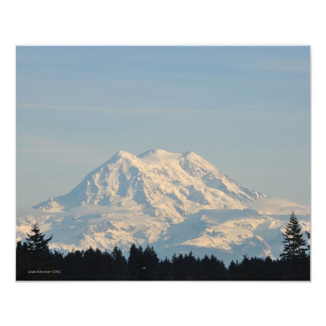 Impression Photo Mont Rainier 20X16 (Devant)