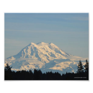 Impression Photo Mont Rainier 8X10