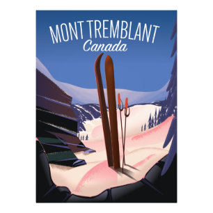 Impression Photo Mont Tremblant Ski Canada