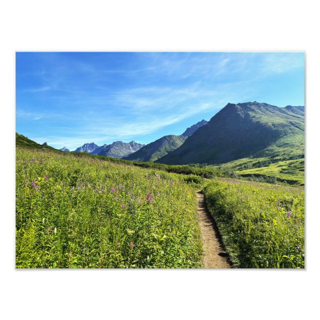 Impression Photo Montagnes d'été (Devant)