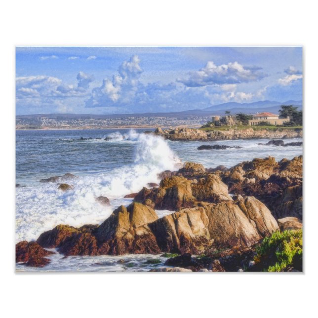 Impression Photo Monterey Californie Côte Pittoresque (Devant)