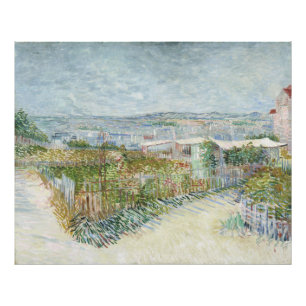 Impression Photo Montmartre derrière Moulin de la Galette par Van 