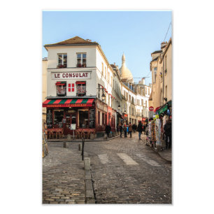 Impression Photo Montmartre Le Consulat Paris Café -