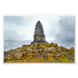 Impression Photo Monument au poète islandais Stephan G. Stephansson