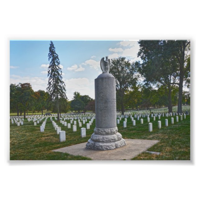 Impression Photo Monument général Leavenworth (Devant)