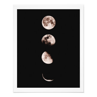 Impression Photo Moon Phases Wall Art – Celestial Home Decor