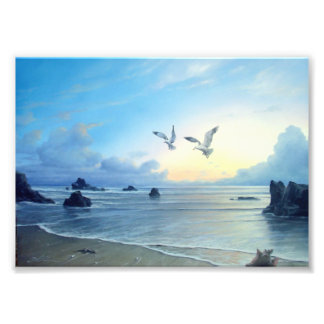 Impression Photo Morning Tides Beach Thème Imprimer