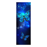 Morpho Butterfly in the Dark Background