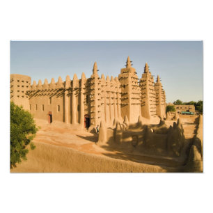 Impression Photo Mosquée de Djenne, exemple classique
