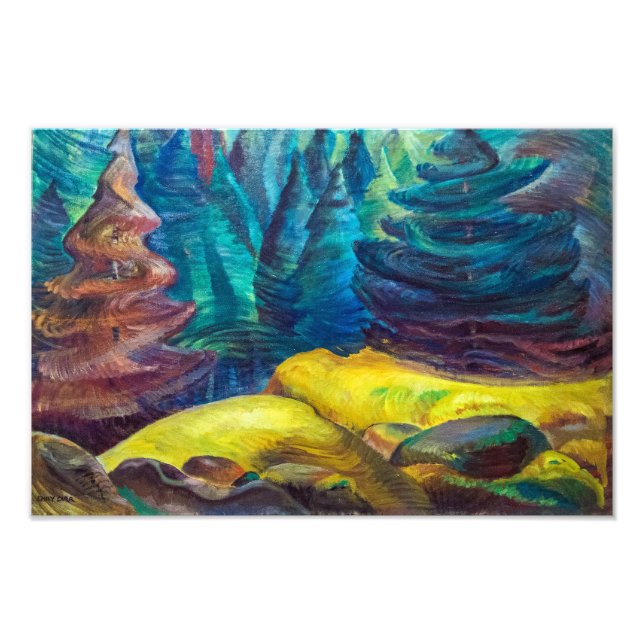 Impression Photo Moss jaune | Emily Carr | (Devant)