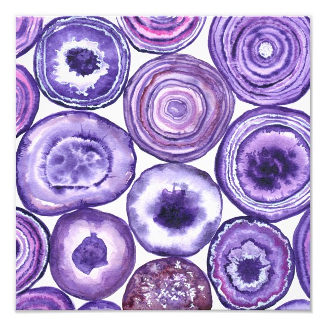 Impression Photo Motif agate violet (Devant)