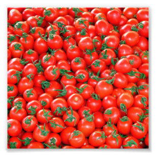 Impression Photo Motif des tomates de Cerisier rouge