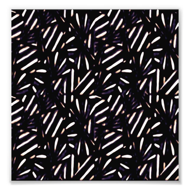 Impression Photo Motif d'impression moderne Zebra (Devant)