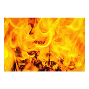 Impression Photo Motif Feu Et Flames