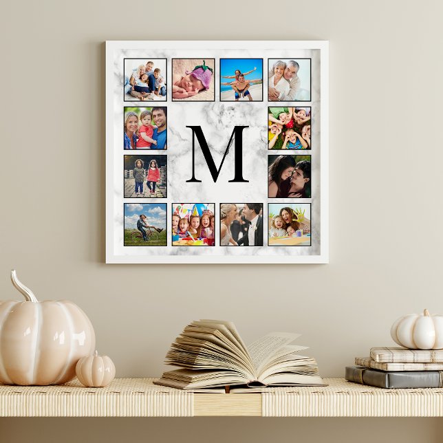 Impression Photo Motif Marbre blanc en pierre (Créateur téléchargé)