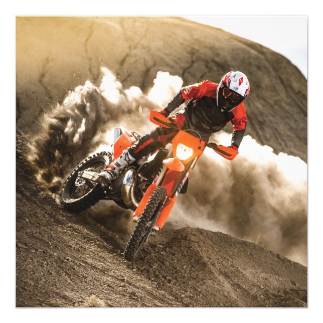 Impression Photo Motocross Rider (Devant)