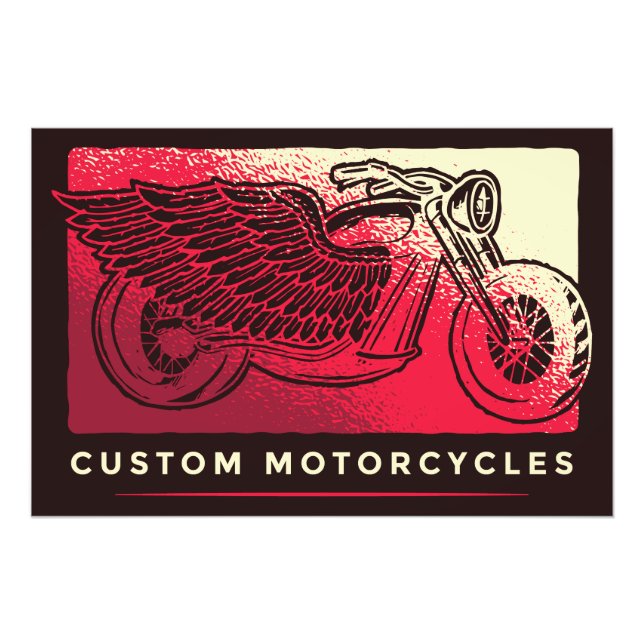 Impression Photo Motos personnalisées (Devant)