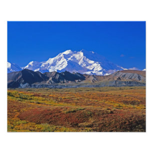 Impression Photo Mt. Parc national McKinley Denali, Alaska.