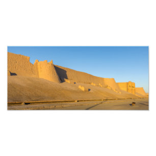 Impression Photo Mur de la ville de Khiva - Ouzbékistan