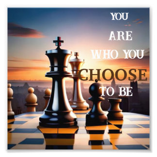 Impression Photo mur d'échecs inspirant