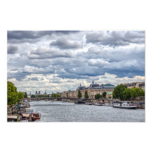 Impression Photo Musée d'Orsay et Seine - Paris, France