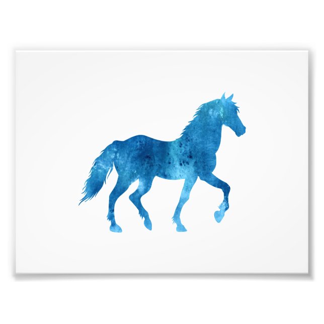 Impression Photo Mustang silhouette - Choisir la couleur arrière -  (Devant)