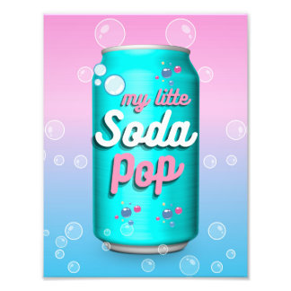 Impression Photo My little Soda Pop Can Bubbles