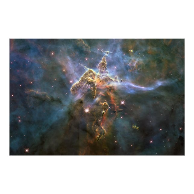 Impression Photo Mystic Mountain in Carina Nebula Hubble Space (Devant)