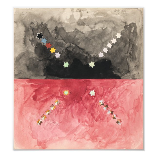 Impression Photo N° A (série Atom) | Hilma af Klint | (Devant)