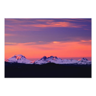 Impression Photo NA, États-Unis, Oregon, Montagnes des Trois Soeurs