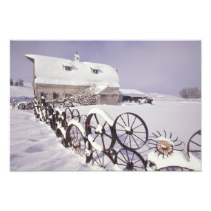 Impression Photo Na, Etats-Unis, Washington, Uniontown, grange