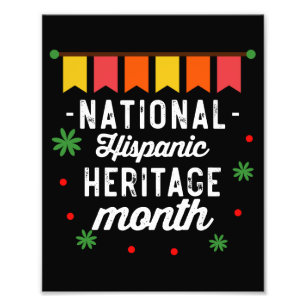 Impression Photo National Hispanique Mois du patrimoine Funny Cadea