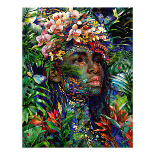 Impression Photo "Nayari" - Mirage De La Jungle - Femmes En Amazoni