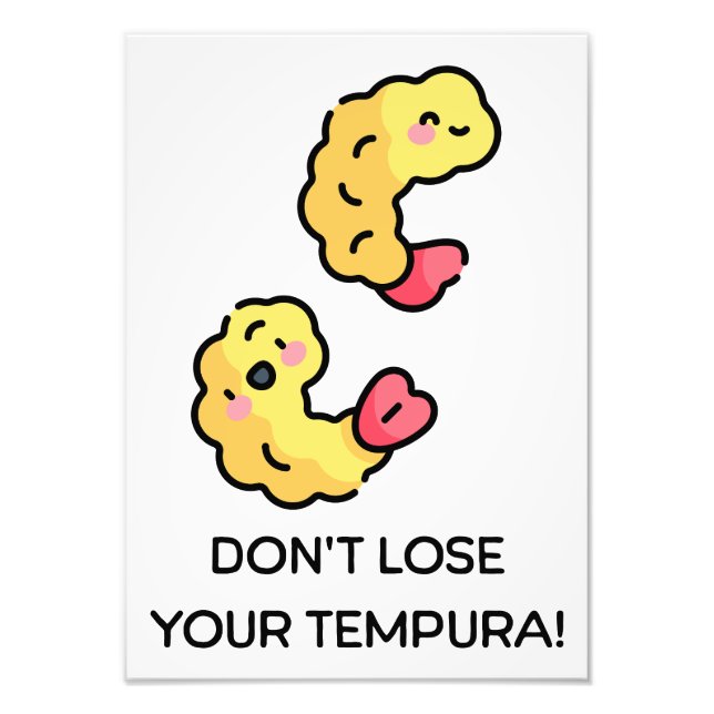 Impression Photo Ne perdez pas votre jeu Tempura (Devant)