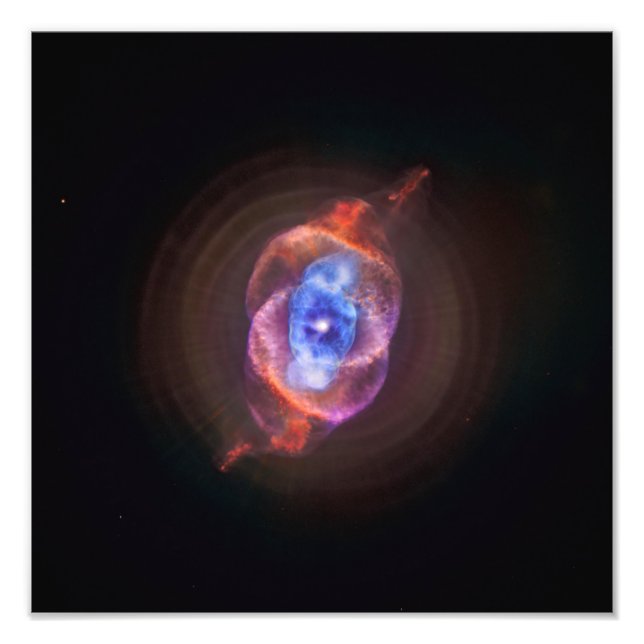 Impression Photo Nebula de l'oeil du chat - Hubble / Chandra (Devant)