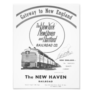 Impression Photo New Haven Railroad-Gateway Vers La Nouvelle-Anglet