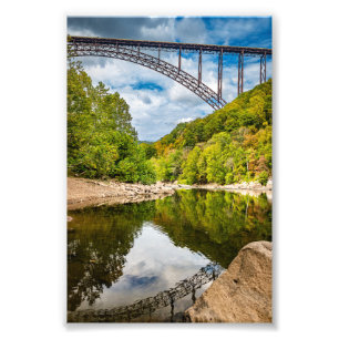 Impression Photo New River Gorge Bridge West Virginie