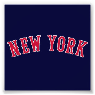 Impression Photo New York contre rivaux de Boston
