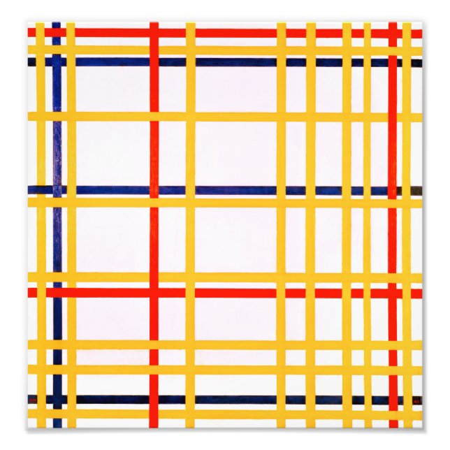 Impression Photo New York | Piet Mondrian | (Devant)