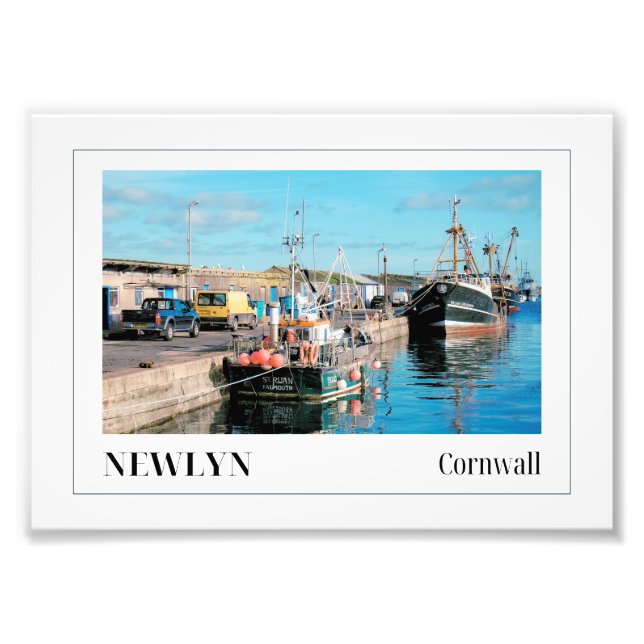 Impression Photo Newlyn Harbour, Cornwall (Devant)