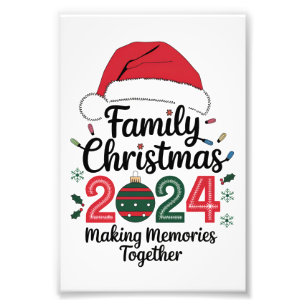 Impression Photo Noël de famille 2024 Rassembler les souvenirs