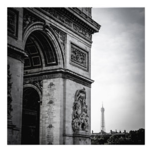 Impression Photo Noir et blanc de Paris