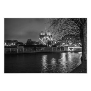 Impression Photo Notre Dame Paris sur la Seine -