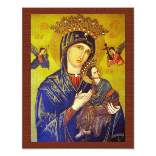 IMPRESSION PHOTO NOTRE MÈRE DE PERPETUAL AIDE SACRED IMAGE