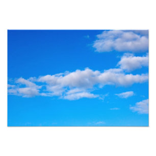 Impression Photo nuages cumulus au-dessus de l'Antarctique occident