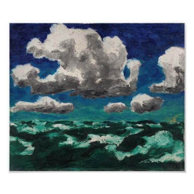 Impression Photo Nuages d'été | Emil Nolde | (Devant)