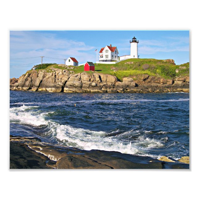 Impression Photo Nubble Lighthouse, Cape Neddick Maine (Devant)